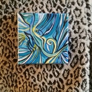 "Birds in flight" Abstract Acrylic painting by me